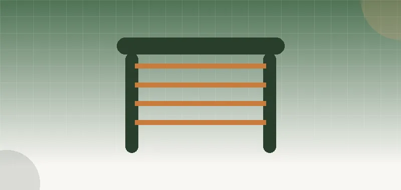 Pergola drewniana z impregnowanych belek na tarasie ogrodowym